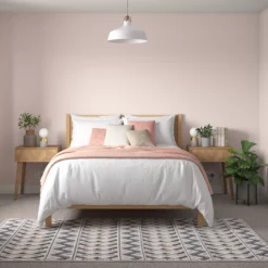 Dulux Easycare Bathroom Blush Pink Soft Sheen Emulsion Paint, 2.5L -Dulux dulux easycare bathroom blush pink soft sheen emulsion paint 2 5l5010212633281 02i bq