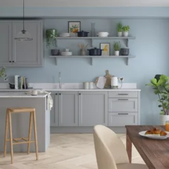 Dulux Easycare Bathroom Coastal Grey Soft Sheen Emulsion Paint, 2.5L -Dulux dulux easycare bathroom coastal grey soft sheen emulsion paint 2 5l5010212618400 05i bq