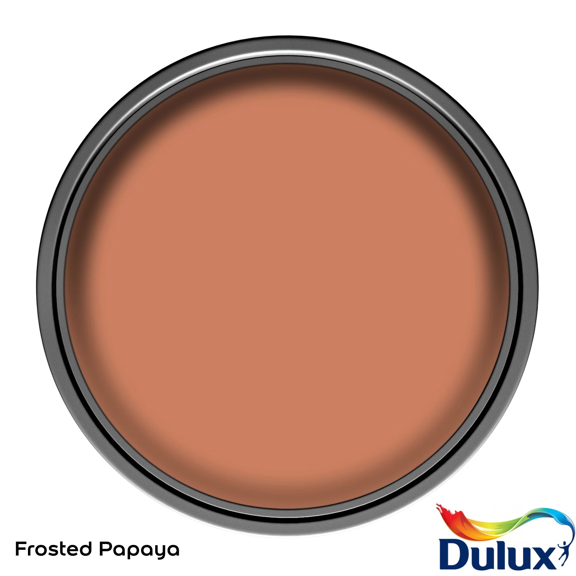 Dulux Easycare Bathroom Frosted Papaya Soft Sheen Wall Paint, 2.5L 2 Dulux Easycare Bathroom Frosted Papaya Soft Sheen Wall Paint, 2.5L - Image 2