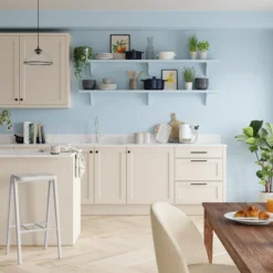 Dulux Easycare Bathroom Mineral Mist Soft Sheen Emulsion Paint, 2.5L -Dulux dulux easycare bathroom mineral mist soft sheen emulsion paint 2 5l5010212529805 05i bq