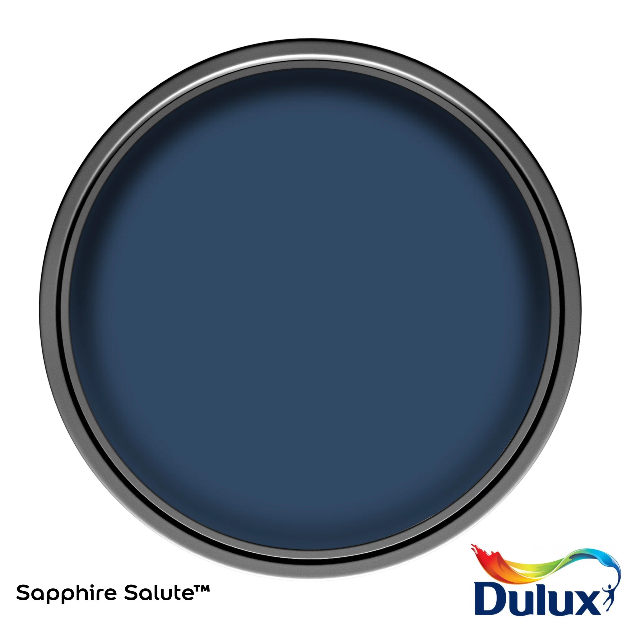Dulux Easycare Bathroom Sapphire Salute Soft Sheen Wall Paint, 2.5L 2 Dulux Easycare Bathroom Sapphire Salute Soft Sheen Wall Paint, 2.5L - Image 2
