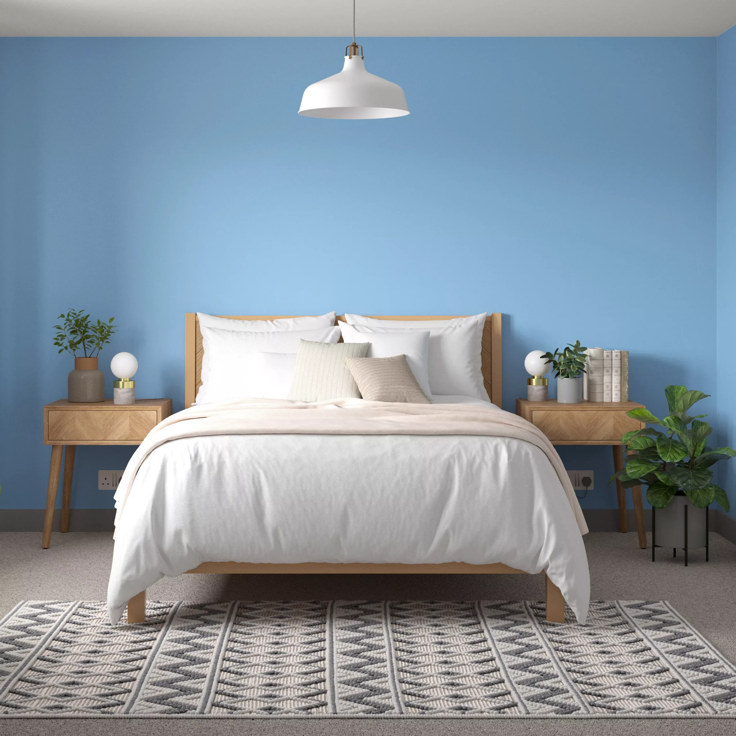 Dulux Easycare Blue Babe Matt Emulsion Paint, 2.5L 5 Dulux Easycare Blue Babe Matt Emulsion Paint, 2.5L - Image 5