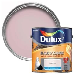 Dulux Easycare Blush Pink Matt Emulsion Paint, 2.5L