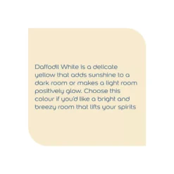 Dulux Easycare Daffodil White Matt Emulsion Paint, 2.5L -Dulux dulux easycare daffodil white matt emulsion paint 2 5l5010212640401 36c bq