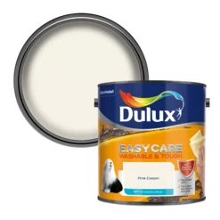 Dulux Easycare Fine Cream Matt Emulsion Paint, 2.5L