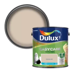 Dulux Easycare Kitchen Caramel Latte Matt Emulsion Paint, 2.5L