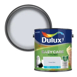 Dulux Easycare Kitchen Frosted Steel Matt Emulsion Paint, 2.5L