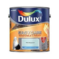 Dulux Easycare Mint Macaroon Matt Emulsion Paint, 2.5L -Dulux dulux easycare mint macaroon matt emulsion paint 2 5l5010212624098 08c bq