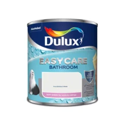 Dulux -Dulux dulux easycare pure brilliant white soft sheen emulsion paint 1l5010212505960 08c bq