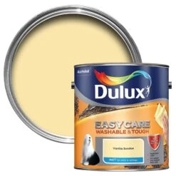 Dulux Easycare Vanilla Sundae Matt Emulsion Paint, 2.5L