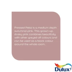 Dulux Easycare Washable & Tough Pressed Petal Matt Wall Paint, 5L -Dulux dulux easycare washable tough pressed petal matt wall paint 5l5010212668283 36c bq