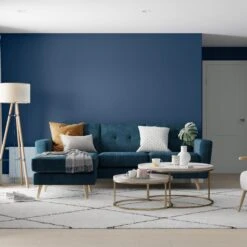 Dulux Easycare Washable & Tough Sapphire Salute Matt Wall Paint, 5L -Dulux dulux easycare washable tough sapphire salute matt wall paint 5l5010212659472 02i bq
