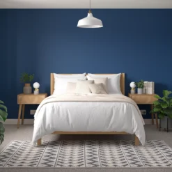 Dulux Easycare Washable & Tough Sapphire Salute Matt Wall Paint, 5L -Dulux dulux easycare washable tough sapphire salute matt wall paint 5l5010212659472 08i bq