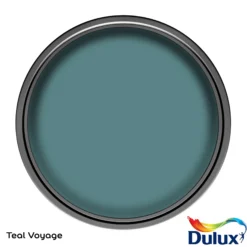 Dulux Easycare Washable & Tough Teal Voyage Matt Wall Paint, 2.5L -Dulux dulux easycare washable tough teal voyage matt wall paint 2 5l5010212658550 12c bq