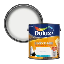 Dulux Easycare White Cotton Matt Emulsion Paint, 2.5L