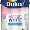 Dulux Magic Pure Brilliant White Matt Emulsion Paint, 5L
