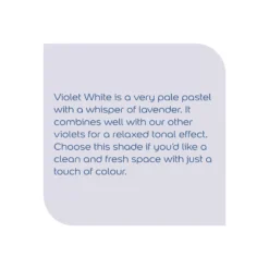 Dulux Natural Hints Violet White Matt Emulsion Paint, 2.5L -Dulux dulux natural hints violet white matt emulsion paint 2 5l5010212463987 36c bq
