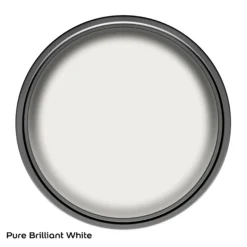 Dulux Non-drip Pure Brilliant White High Gloss Trim Paint, 2.5L -Dulux dulux non drip pure brilliant white high gloss trim paint 2 5l5010212000083 12c bq