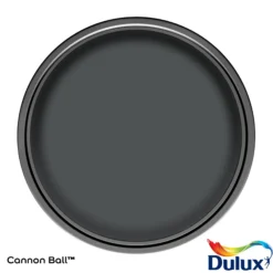 Dulux One Coat Cannon Ball Matt Emulsion Paint, 1.25L -Dulux dulux one coat cannon ball matt emulsion paint 1 25l5010212659687 21c