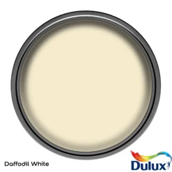Dulux One Coat Daffodil White Matt Emulsion Paint, 2.5L -Dulux dulux one coat daffodil white matt emulsion paint 2 5l5010212656419 21c