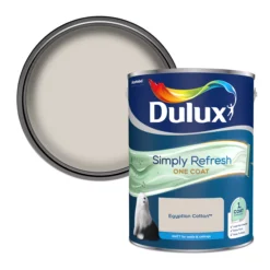 Dulux One Coat Egyptian Cotton Matt Emulsion Paint, 5L