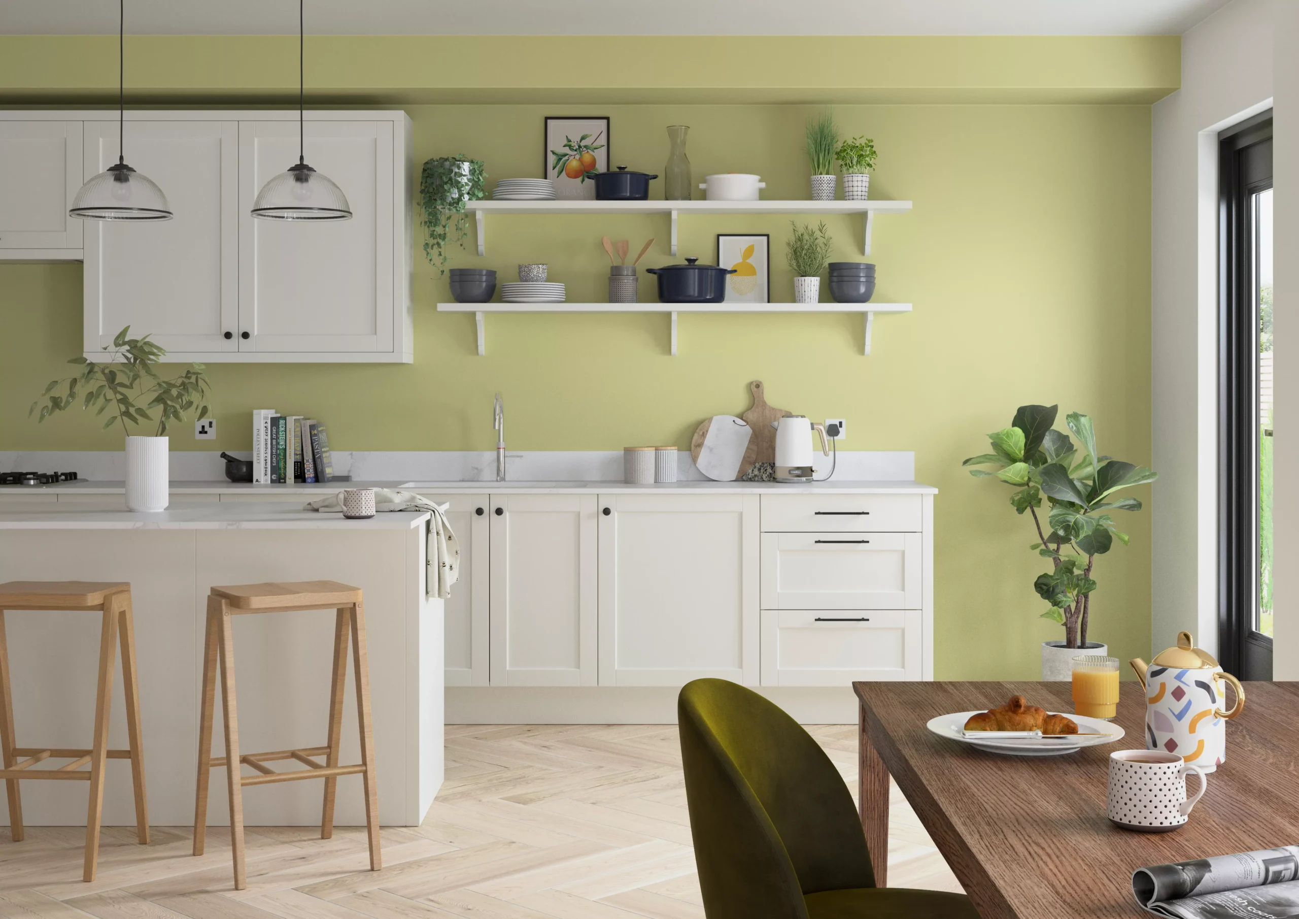 Dulux One Coat Melon Sorbet Matt Emulsion Paint, 1.25L 6 Dulux One Coat Melon Sorbet Matt Emulsion Paint, 1.25L - Image 6