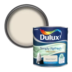 Dulux One Coat Natural Calico Matt Emulsion Paint, 2.5L