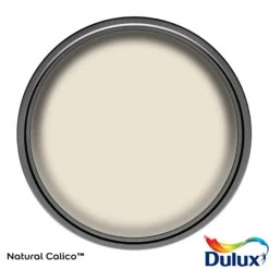 Dulux One Coat Natural Calico Matt Emulsion Paint, 2.5L -Dulux dulux one coat natural calico matt emulsion paint 2 5l5010212656150 21c