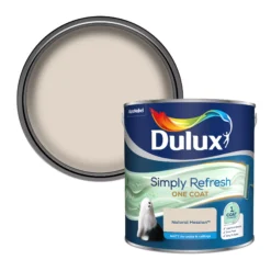 Dulux One Coat Natural Hessian Matt Emulsion Paint, 2.5L