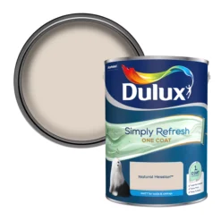 Dulux One Coat Natural Hessian Matt Emulsion Paint, 5L