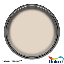 Dulux One Coat Natural Hessian Matt Emulsion Paint, 5L -Dulux dulux one coat natural hessian matt emulsion paint 5l5010212656501 21c
