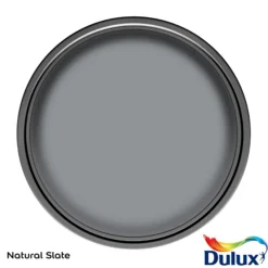 Dulux One Coat Natural Slate Matt Emulsion Paint, 2.5L -Dulux dulux one coat natural slate matt emulsion paint 2 5l5010212656181 21c