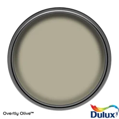 Dulux One Coat Overtly Olive Matt Emulsion Paint, 2.5L -Dulux dulux one coat overtly olive matt emulsion paint 2 5l5010212656389 21c