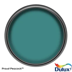 Dulux One Coat Proud Peacock Matt Emulsion Paint, 1.25L -Dulux dulux one coat proud peacock matt emulsion paint 1 25l5010212659793 21c