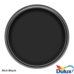 Dulux One Coat Rich Black Matt Emulsion Paint, 1.25L -Dulux dulux one coat rich black matt emulsion paint 1 25l5010212659656 21c