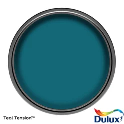 Dulux One Coat Teal Tension Matt Emulsion Paint, 1.25L -Dulux dulux one coat teal tension matt emulsion paint 1 25l5010212659748 21c