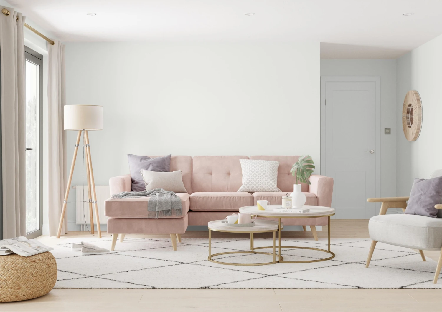 Dulux One Coat White Cotton Matt Emulsion Paint, 2.5L 4 Dulux One Coat White Cotton Matt Emulsion Paint, 2.5L - Image 4