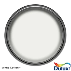 Dulux One Coat White Cotton Matt Emulsion Paint, 2.5L 10 Dulux One Coat White Cotton Matt Emulsion Paint, 2.5L -Dulux dulux one coat white cotton matt emulsion paint 2 5l5010212656211 21c