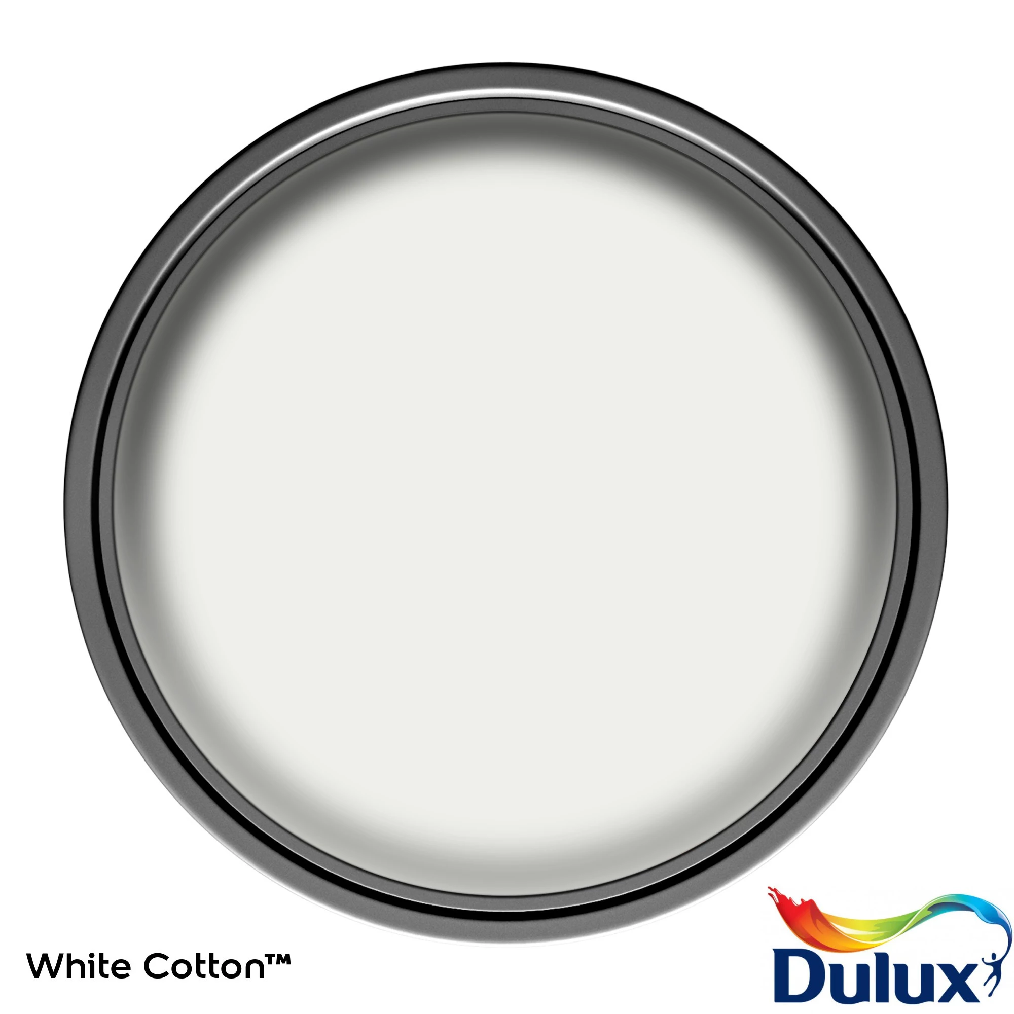 Dulux One Coat White Cotton Matt Emulsion Paint, 2.5L 3 Dulux One Coat White Cotton Matt Emulsion Paint, 2.5L - Image 3