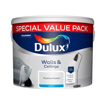 Dulux Polished Pebble Matt Emulsion Paint, 7.5L 2 Dulux Polished Pebble Matt Emulsion Paint, 7.5L - Image 2