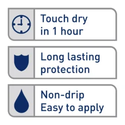 Dulux Quick Dry Natural Slate Satinwood Metal & Wood Paint, 750ml -Dulux dulux quick dry natural slate satinwood metal wood paint 750ml5010212651124 01t bq