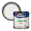 Dulux Quick Dry Pure Brilliant White Gloss Metal & Wood Paint, 2.5L