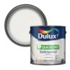 Dulux Quick Dry Pure Brilliant White Satinwood Metal & Wood Paint, 2.5L