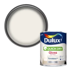 Dulux Quick Dry Timeless Gloss Metal & Wood Paint, 750ml