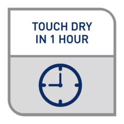 Dulux Quick Dry White Cotton Gloss Metal & Wood Paint, 750ml -Dulux dulux quick dry white cotton gloss metal wood paint 750ml5010212651087 01t bq