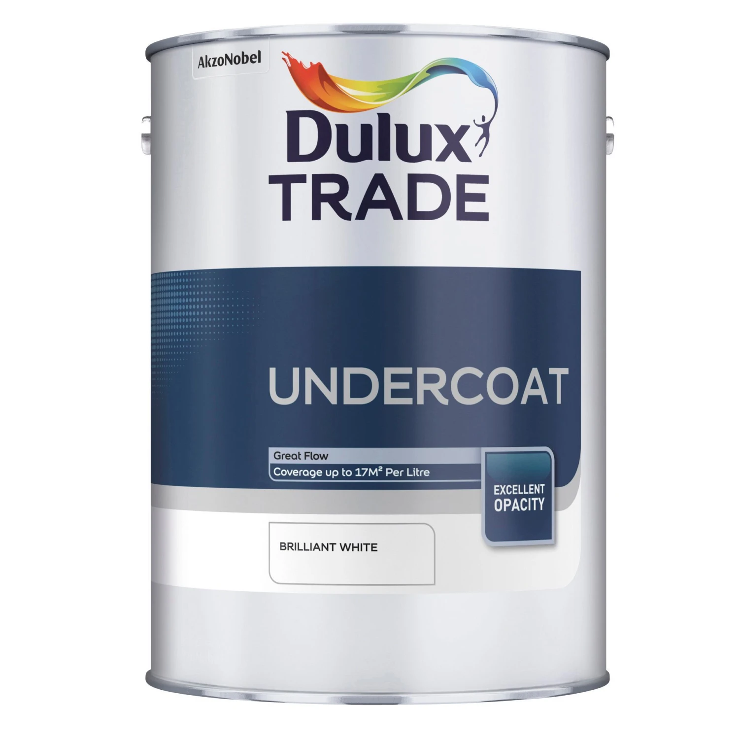 Dulux Trade Brilliant White Undercoat, 2.5L 2 Dulux Trade Brilliant White Undercoat, 2.5L - Image 2