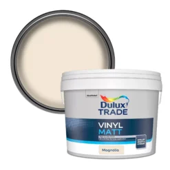 Dulux Trade Magnolia Matt Emulsion Paint, 10L