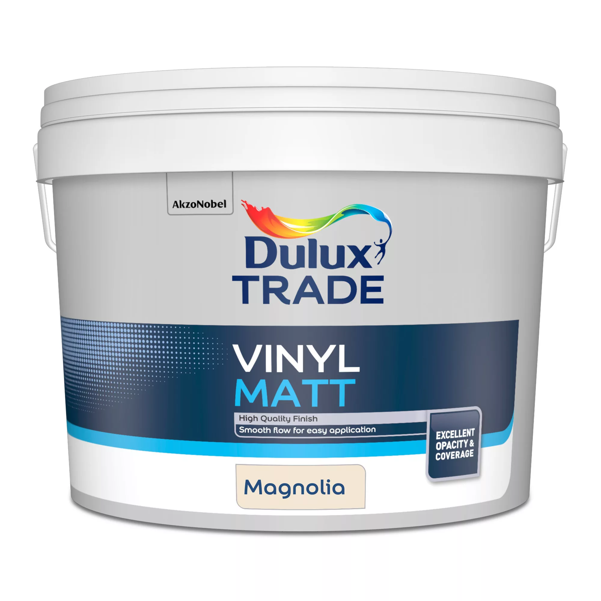 Dulux Trade Magnolia Matt Emulsion Paint, 10L 2 Dulux Trade Magnolia Matt Emulsion Paint, 10L - Image 2