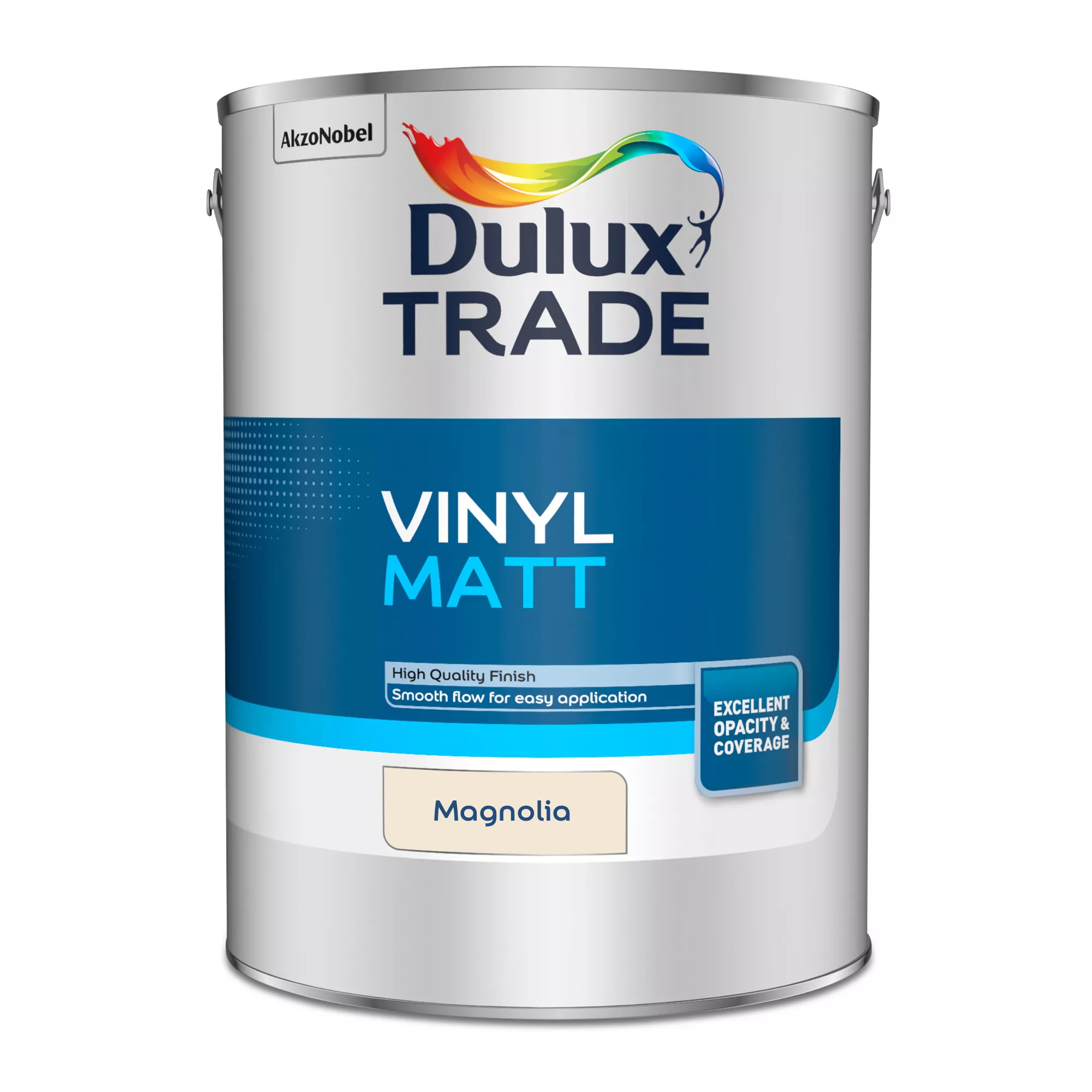 Dulux Trade Magnolia Matt Emulsion Paint, 5L 2 Dulux Trade Magnolia Matt Emulsion Paint, 5L - Image 2