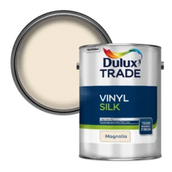Dulux Trade Magnolia Silk Emulsion Paint, 5L